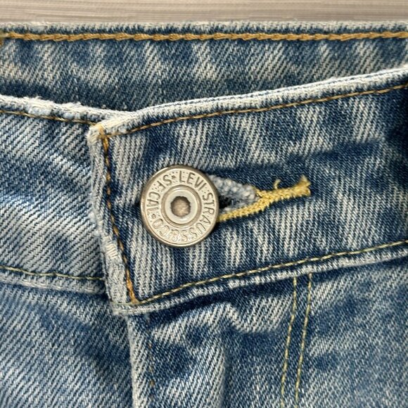 Levis Jeans Womens 27 HIgh Rise Skinny Cotton Stretch Light Wash Pockets Mom - Picture 4 of 11